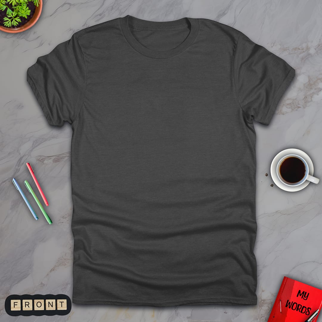 Personalized Graphics Custom T-Shirt 5000 Dark Heather / S