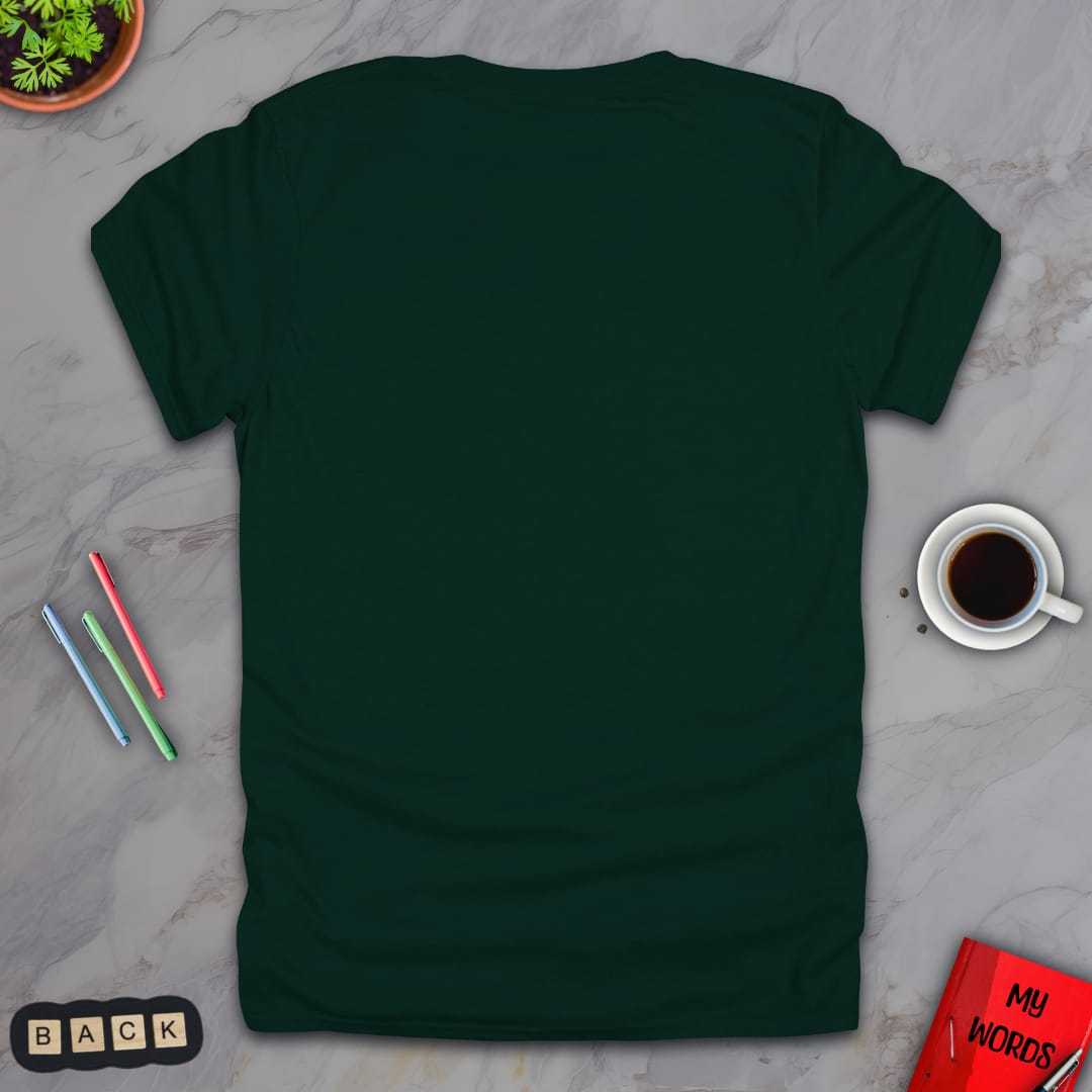 Personalized Graphics Custom T-Shirt 5000 Back Forest Green / S