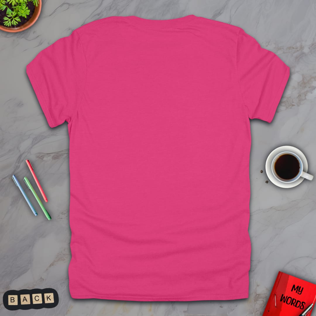 Personalized Graphics Custom T-Shirt 5000 Back Heliconia / S