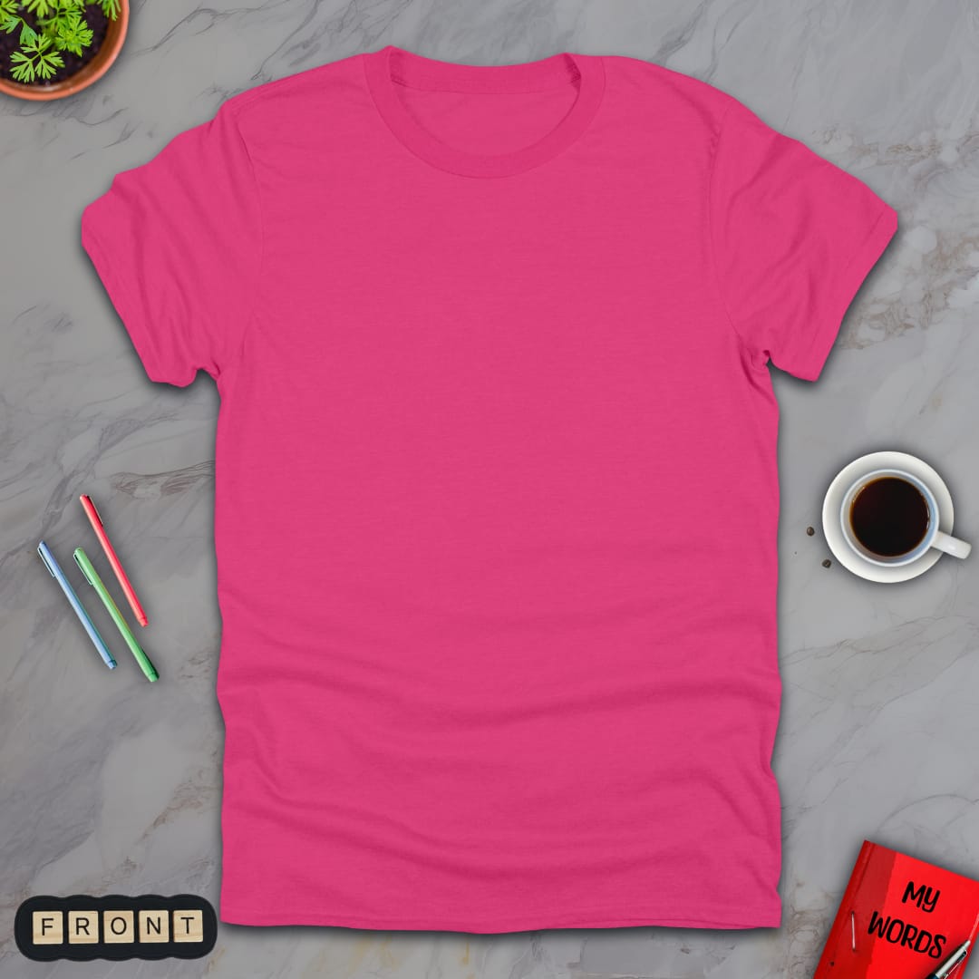 Personalized Graphics Custom T-Shirt 5000 Heliconia / S