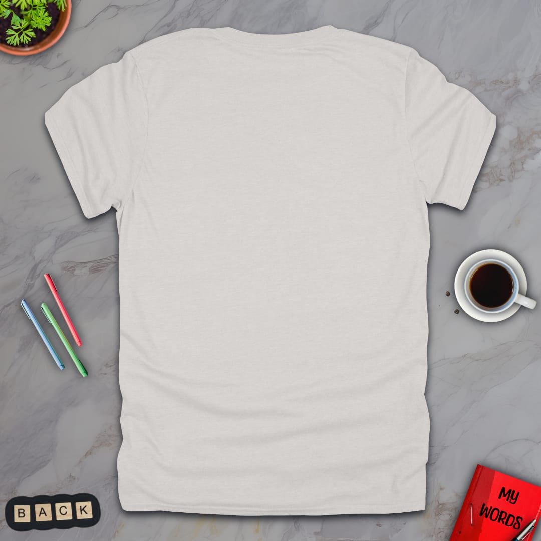 Personalized Graphics Custom T-Shirt 5000 Back Ice Grey / S