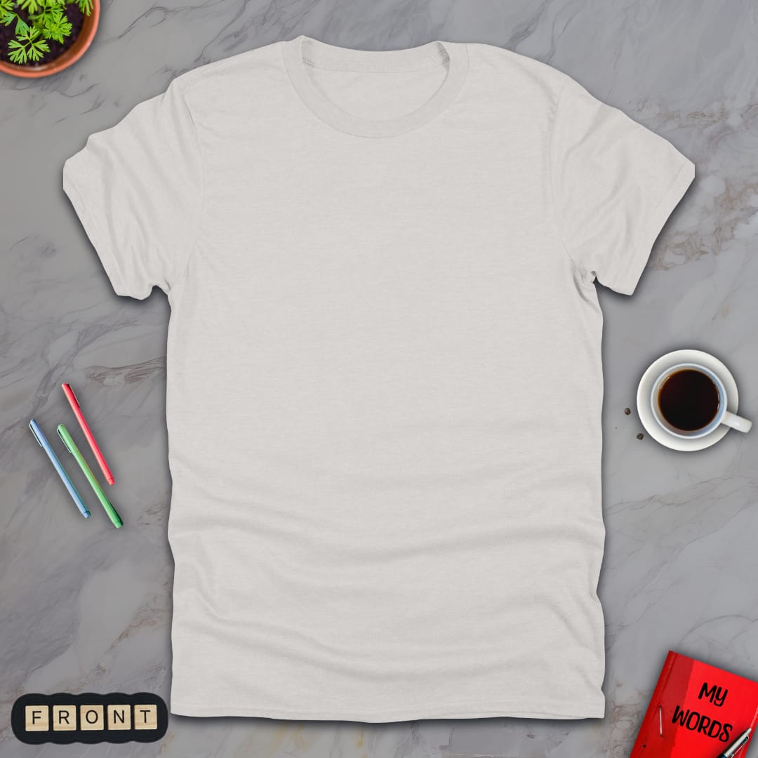 Personalized Graphics Custom T-Shirt 5000 Ice Grey / S