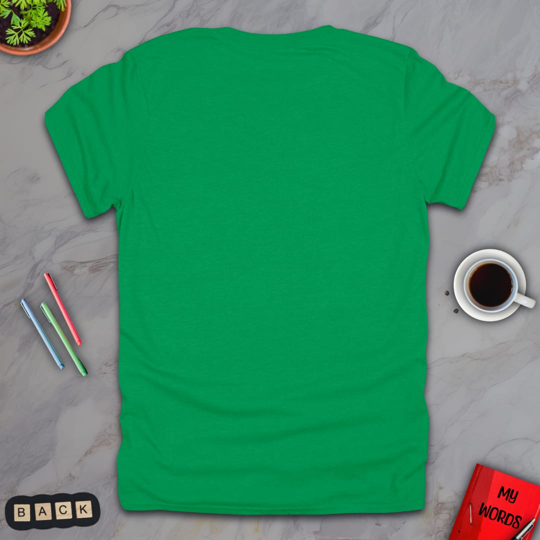 Personalized Graphics Custom T-Shirt 5000 Back Irish Green / S