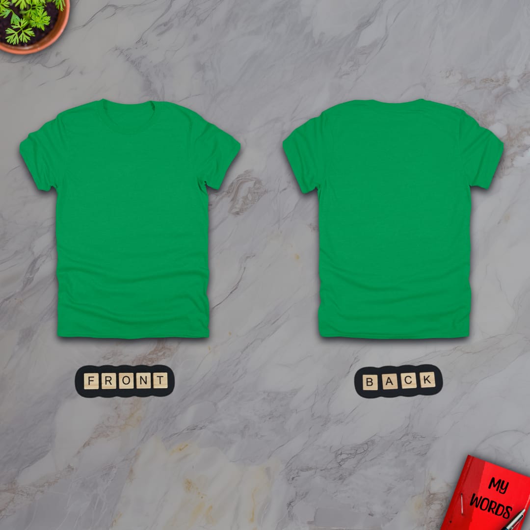 Personalized Graphics Custom T-Shirt 5000 (Front and Back) Irish Green / S