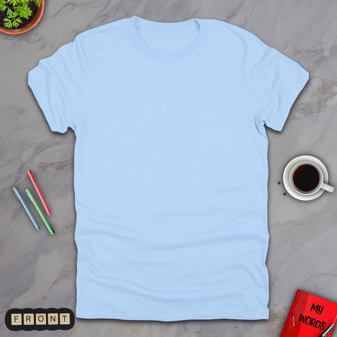 Personalized Graphics Custom T-Shirt 5000 Light Blue / S