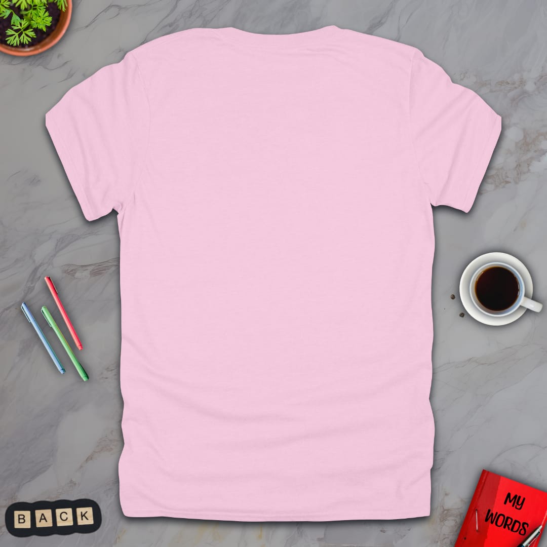Personalized Graphics Custom T-Shirt 5000 Back Light Pink / S