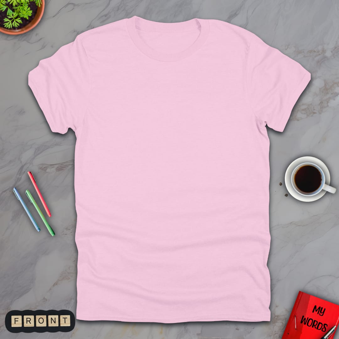 Personalized Graphics Custom T-Shirt 5000 Light Pink / S