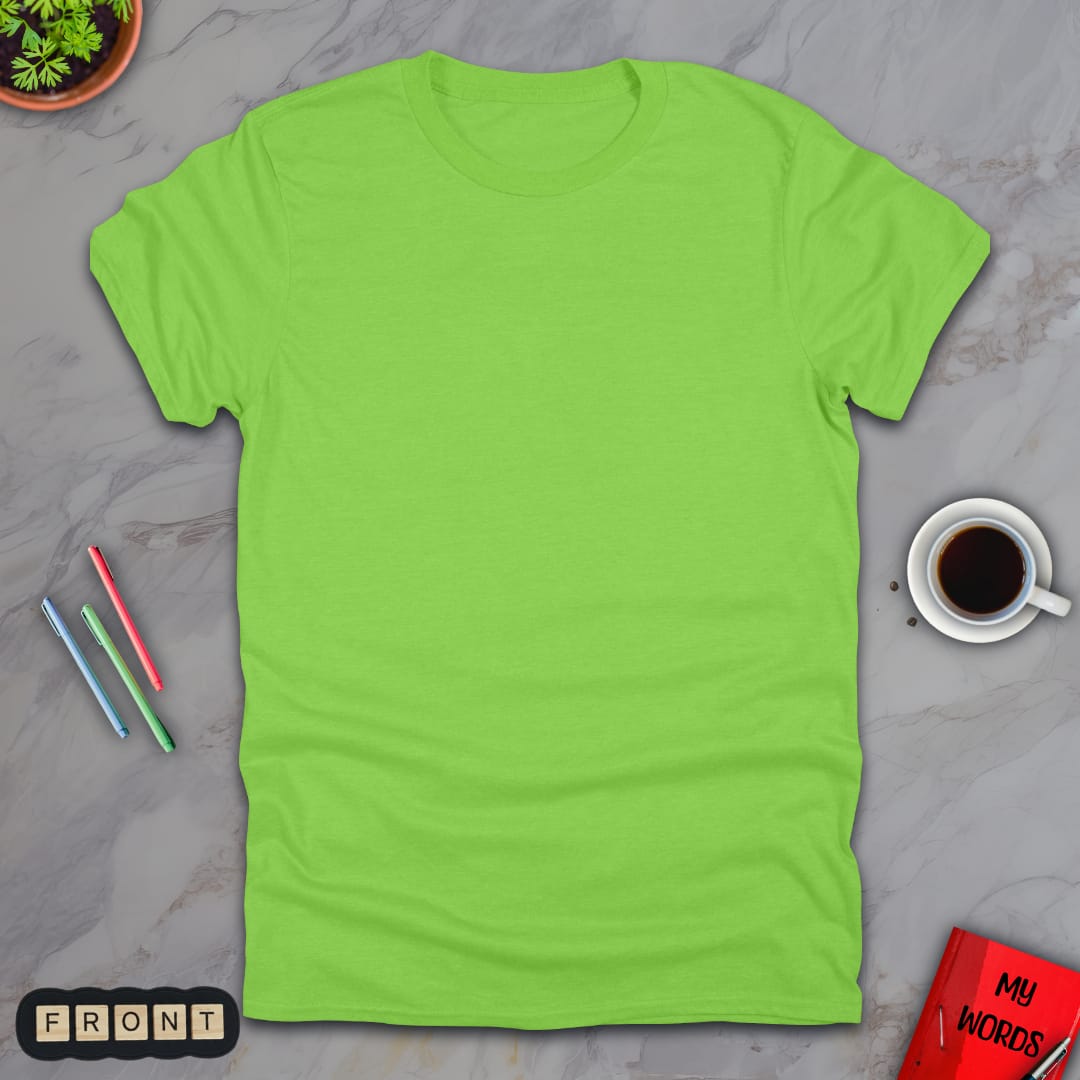 Personalized Graphics Custom T-Shirt 5000 Lime / S