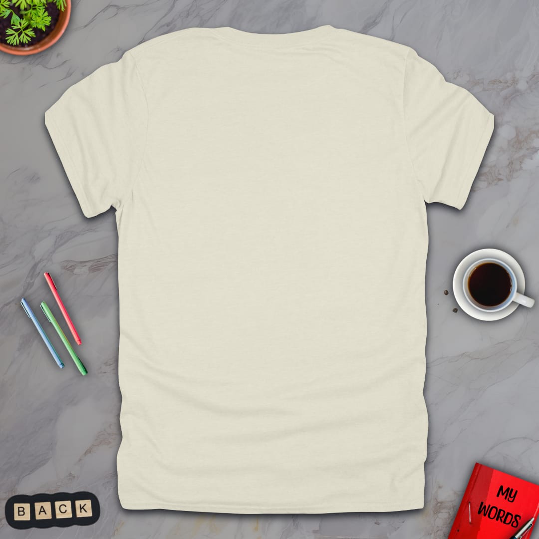 Personalized Graphics Custom T-Shirt 5000 Back Natural / S