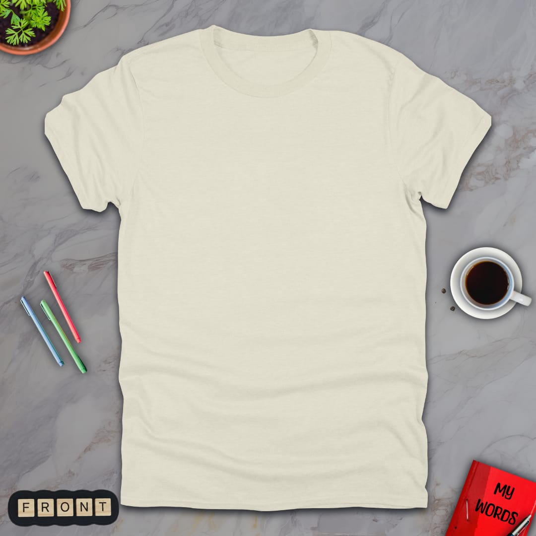 Personalized Graphics Custom T-Shirt 5000 Natural / S