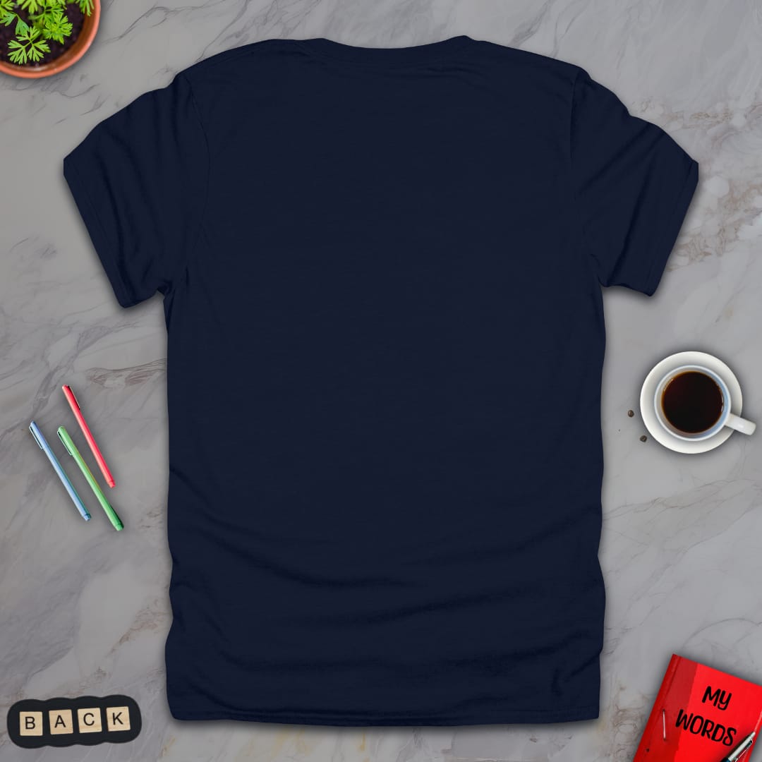 Personalized Graphics Custom T-Shirt 5000 Back Navy / S