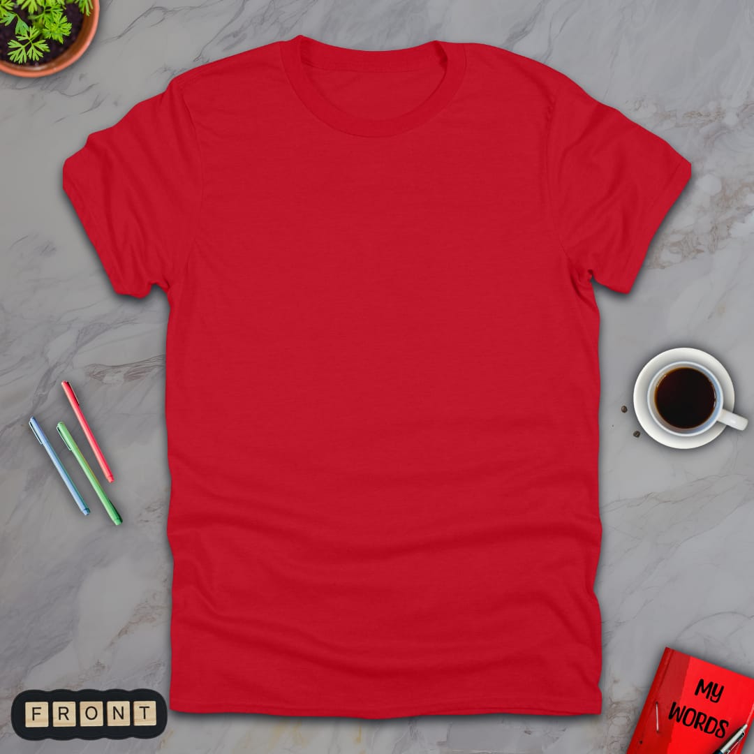 Personalized Graphics Custom T-Shirt 5000 Red / S
