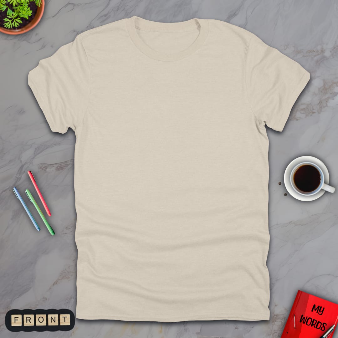 Personalized Graphics Custom T-Shirt 5000 Sand / S