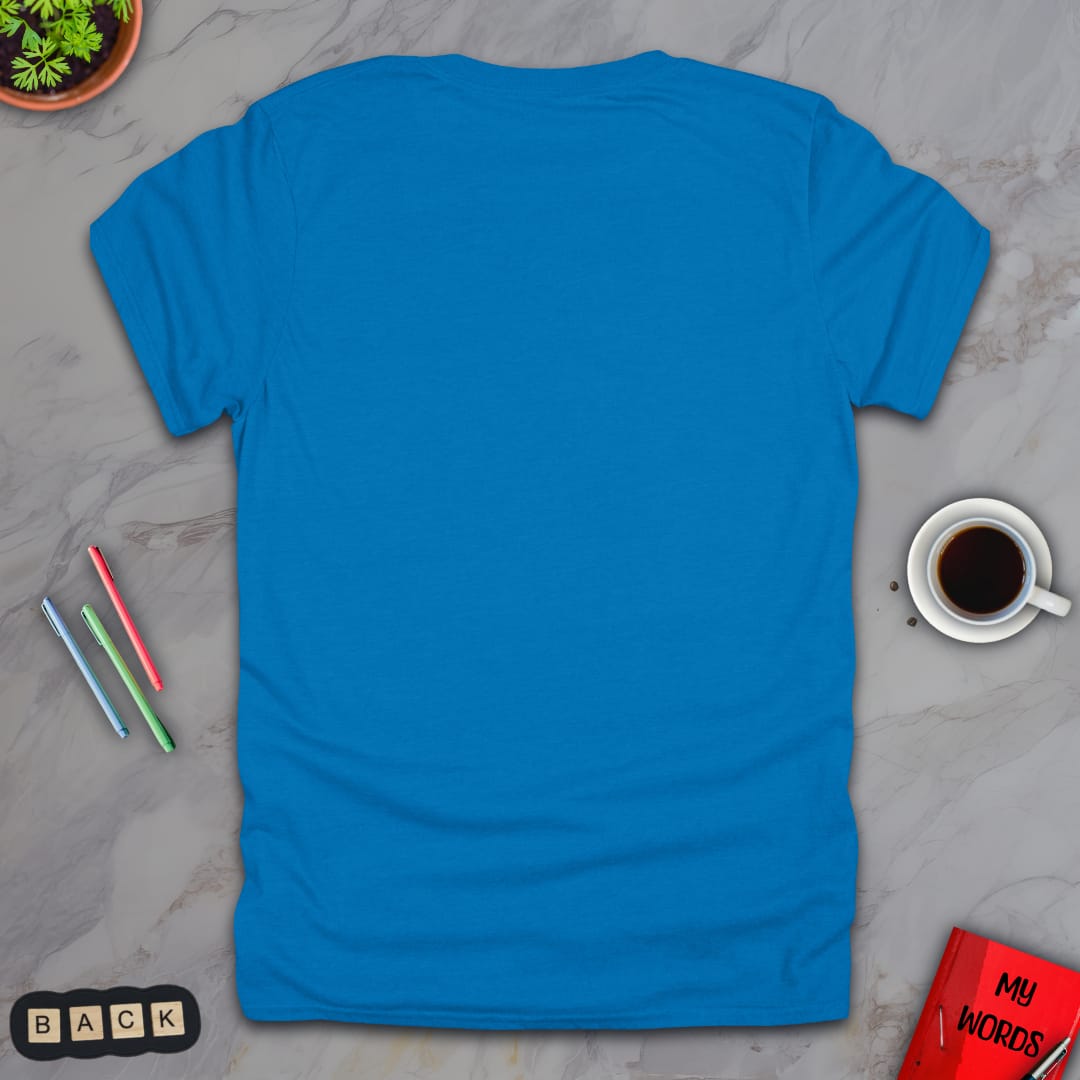 Personalized Graphics Custom T-Shirt 5000 Back Sapphire / S