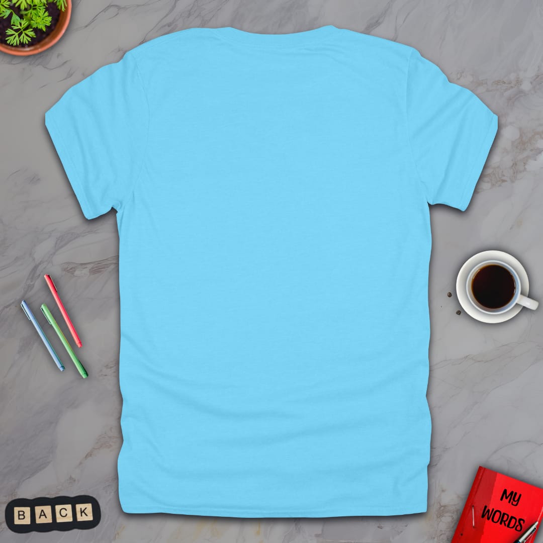 Personalized Graphics Custom T-Shirt 5000 Back Sky / S