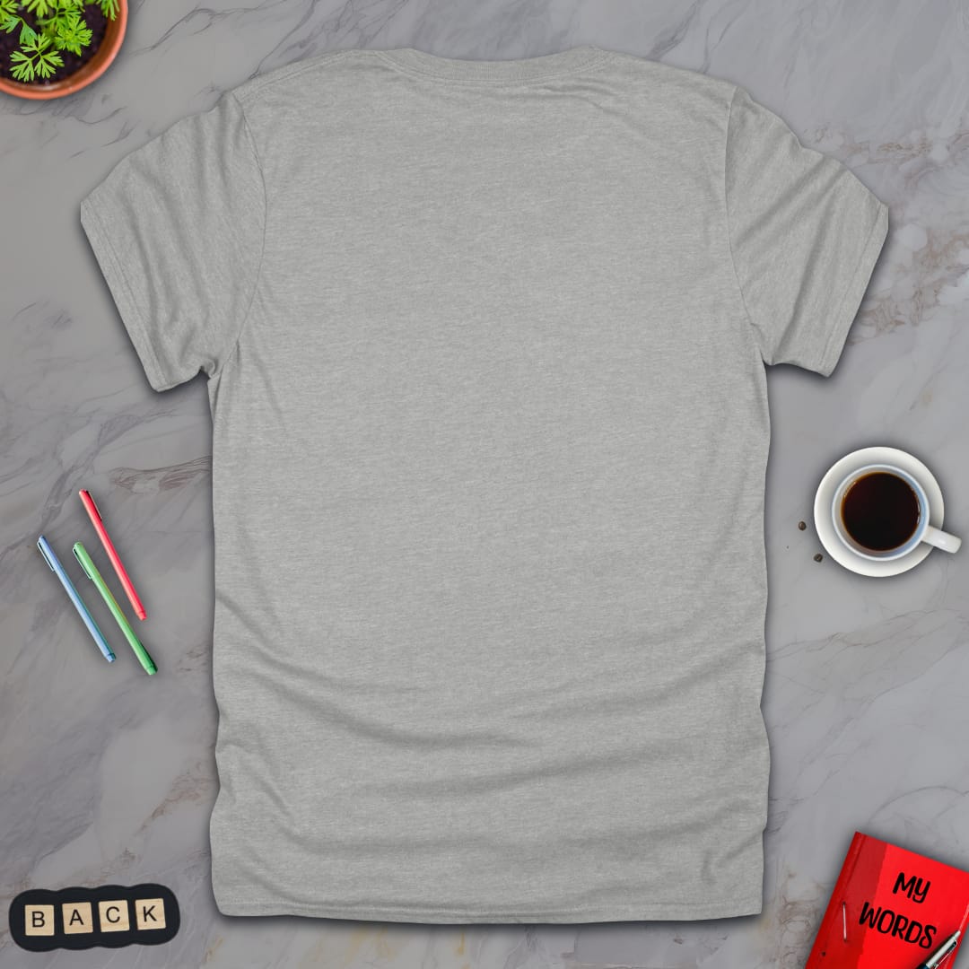 Personalized Graphics Custom T-Shirt 5000 Back Sport Grey / S