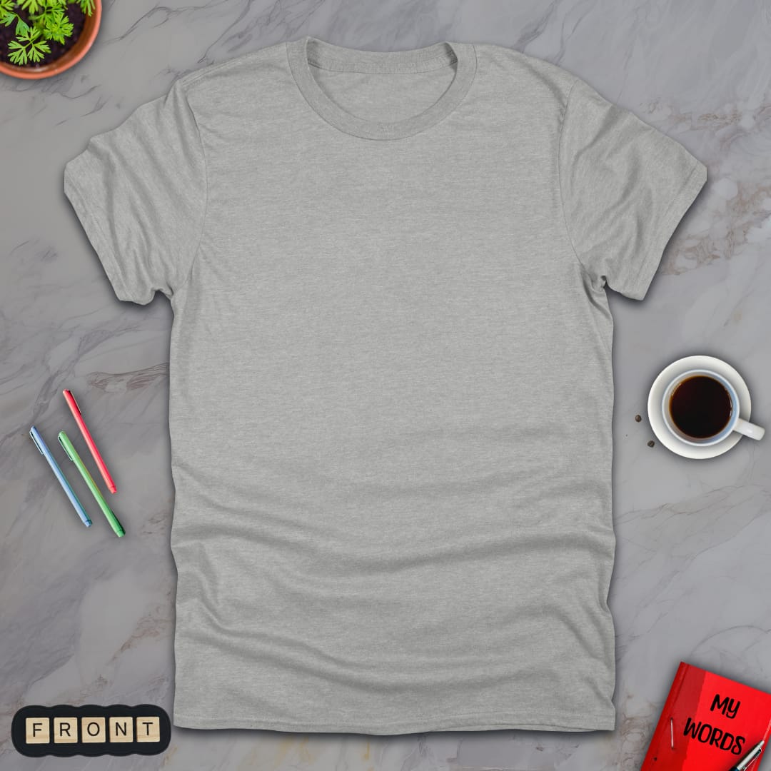 Personalized Graphics Custom T-Shirt 5000 Sport Grey / S
