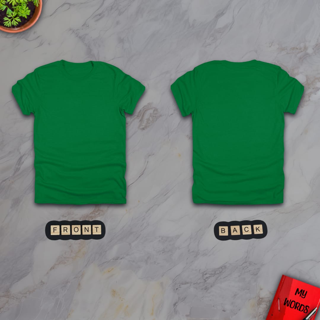 Personalized Graphics Custom T-Shirt 5000 (Front and Back) Turf Green / S