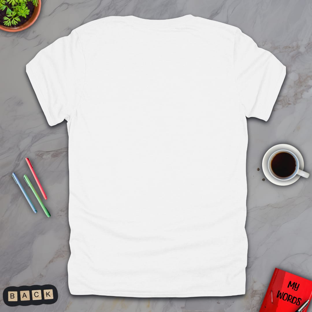 Personalized Graphics Custom T-Shirt 5000 Back White / S