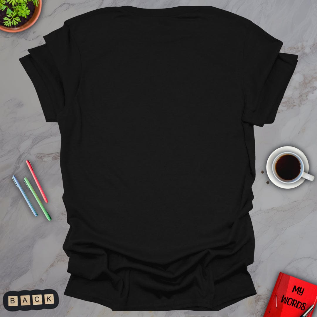 Personalized Graphics Custom T-Shirt - BACK Black / S