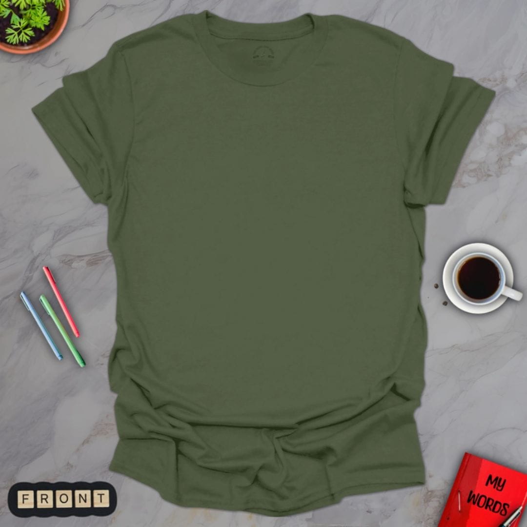 Personalized Graphics Custom T-Shirt Military Green / S