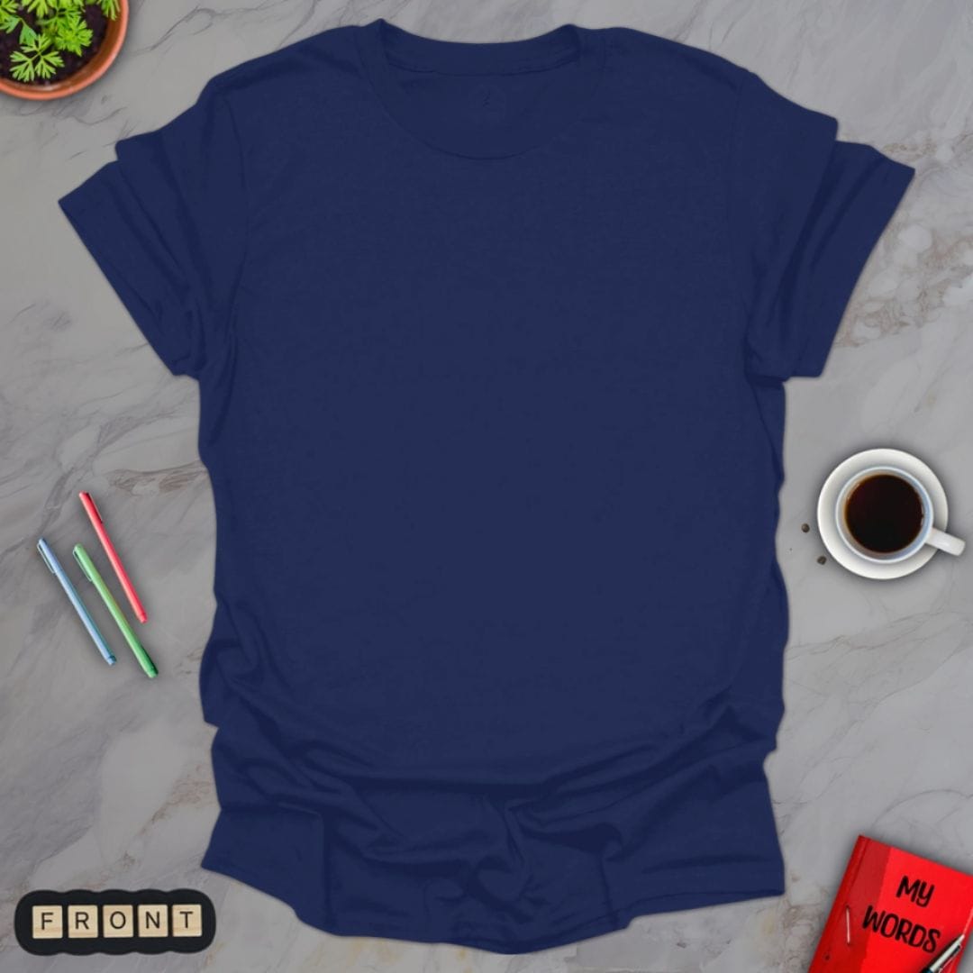 Personalized Graphics Custom T-Shirt Navy / S
