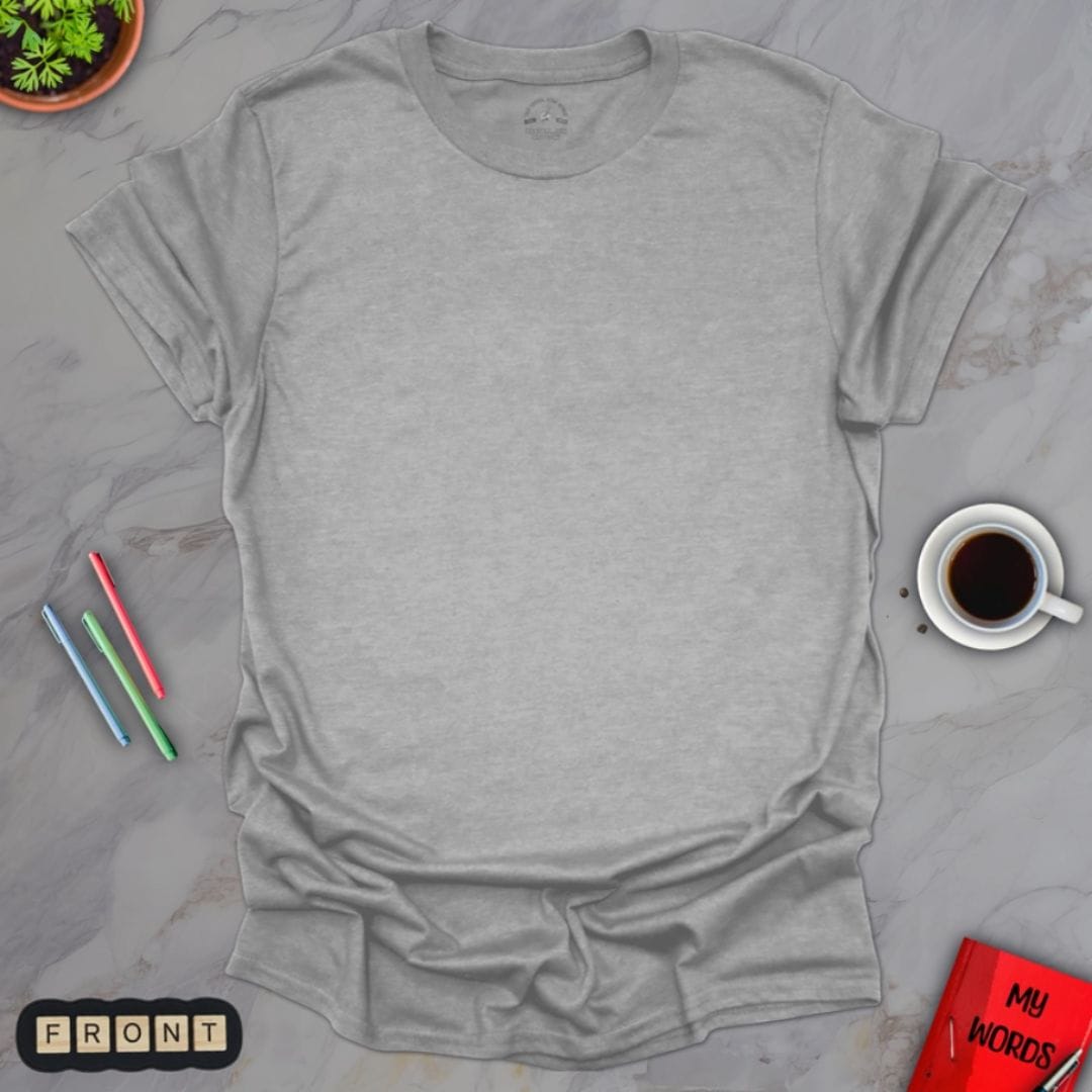 Personalized Graphics Custom T-Shirt Sport Grey / S