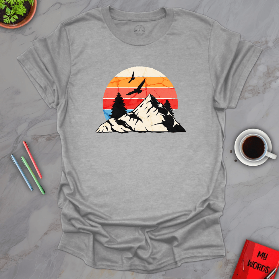 Personalized Graphics Adventure Awaits T-Shirt Sport Grey / S