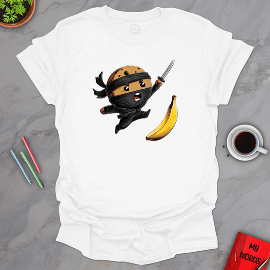 Personalized Graphics Ninja Cookie T-Shirt White / S